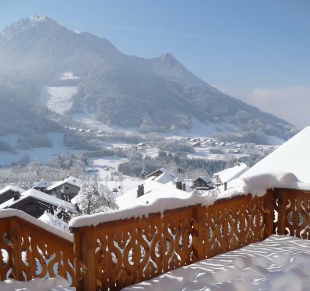 Ferienwohnung Les Sapins Blancs Vacheresse Exterior foto