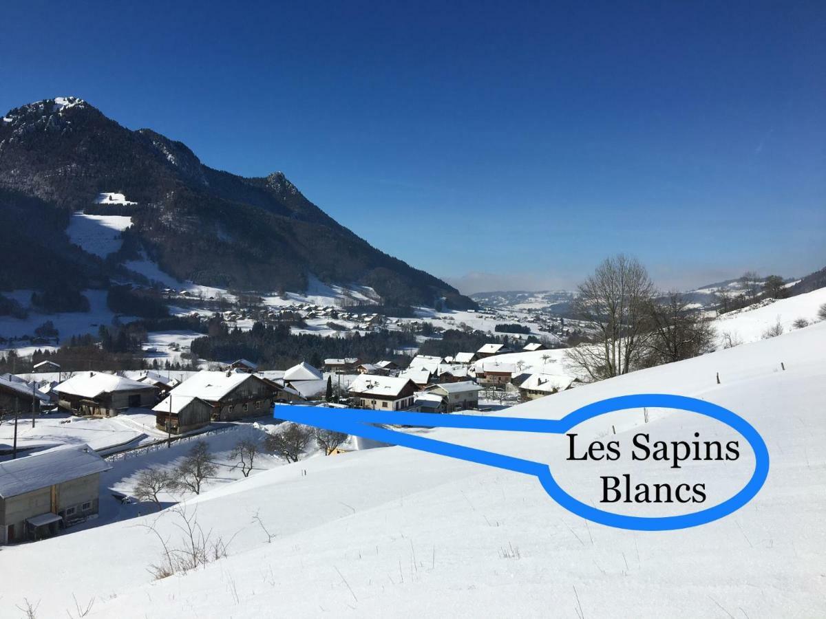 Ferienwohnung Les Sapins Blancs Vacheresse Exterior foto