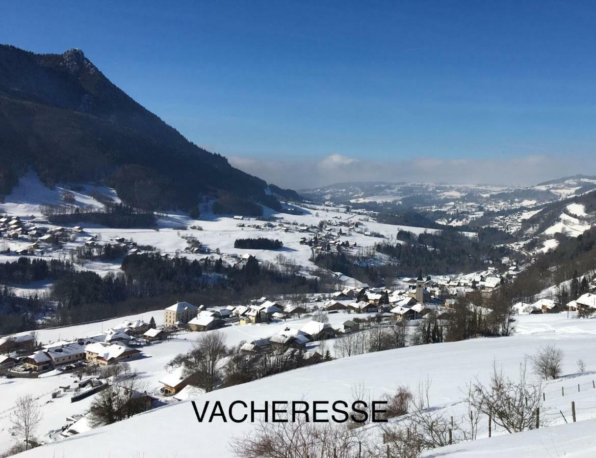 Ferienwohnung Les Sapins Blancs Vacheresse Exterior foto